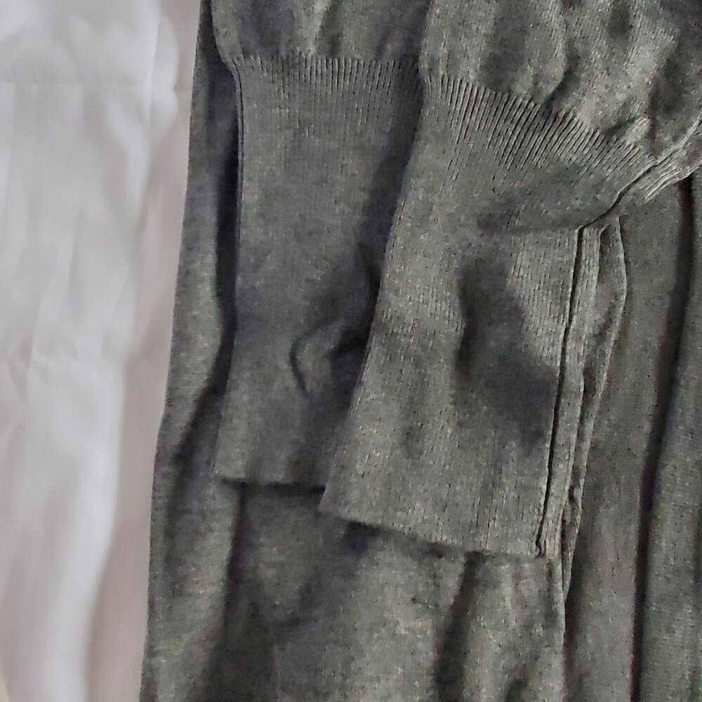 Brand New -Nine West Essential Cardigan Color: Coal Heather Gray-Size M - Picture 6 of 12